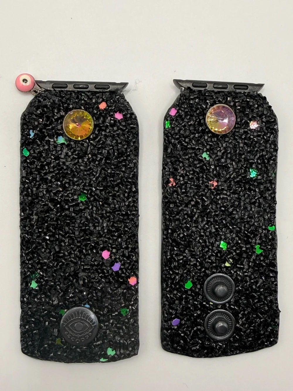 Watch Me Creations Black Confetti‎ Apple Watch Band
